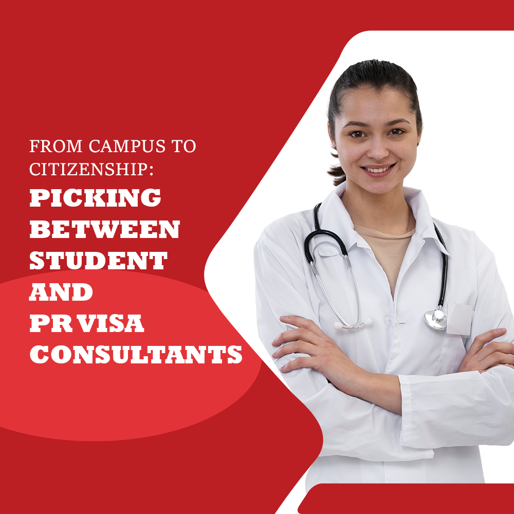 From Campus to Citizenship: Picking Between Student and PR Visa Consultants