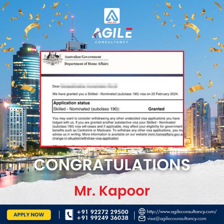 Australia Visa Granted